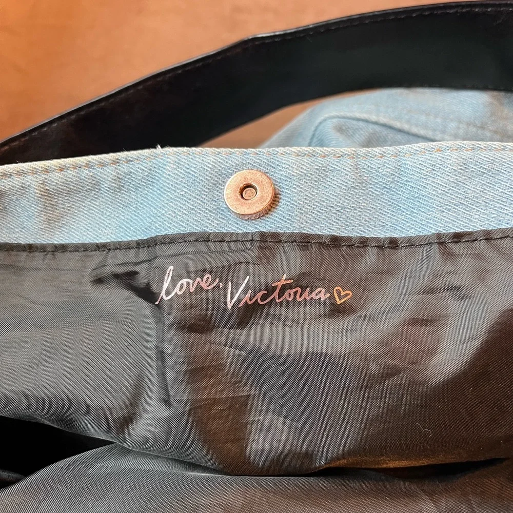 Victoria's Secret Denim Tote Bag